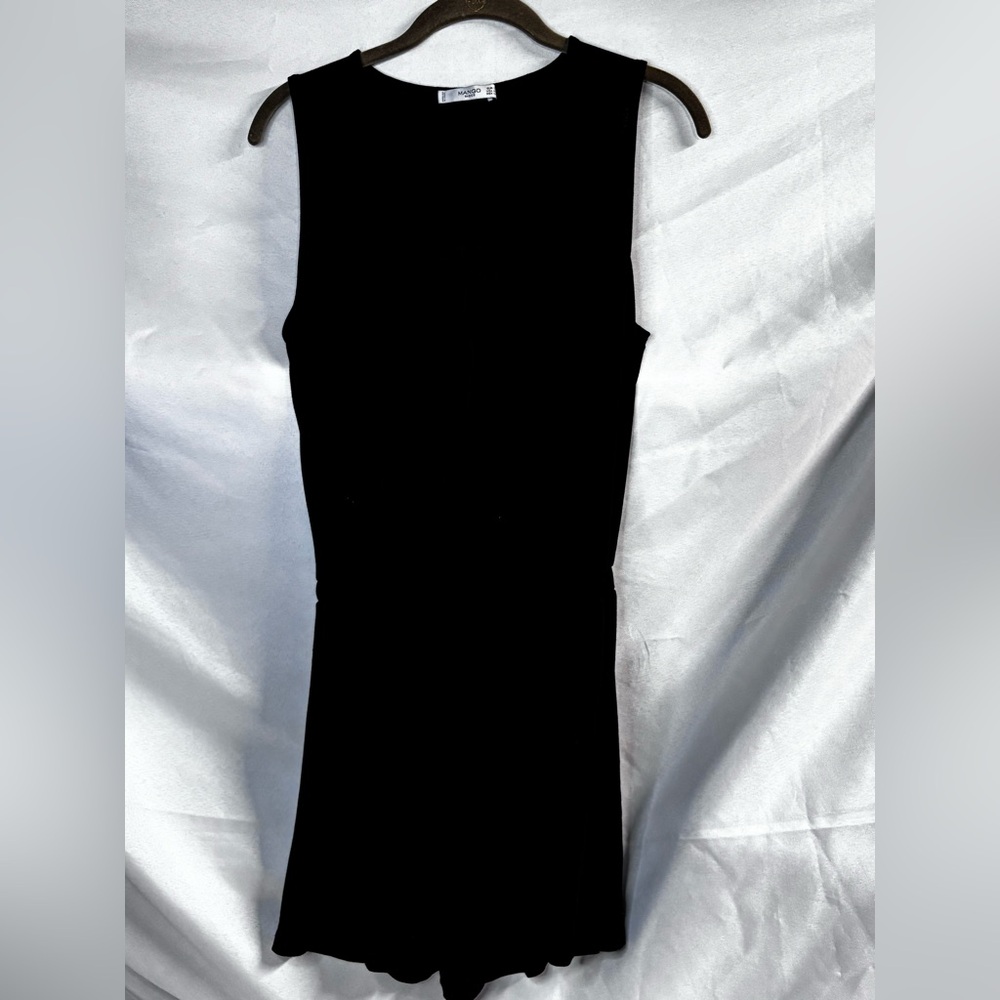 Mango‎ Black Sleeveless Jumpsuit